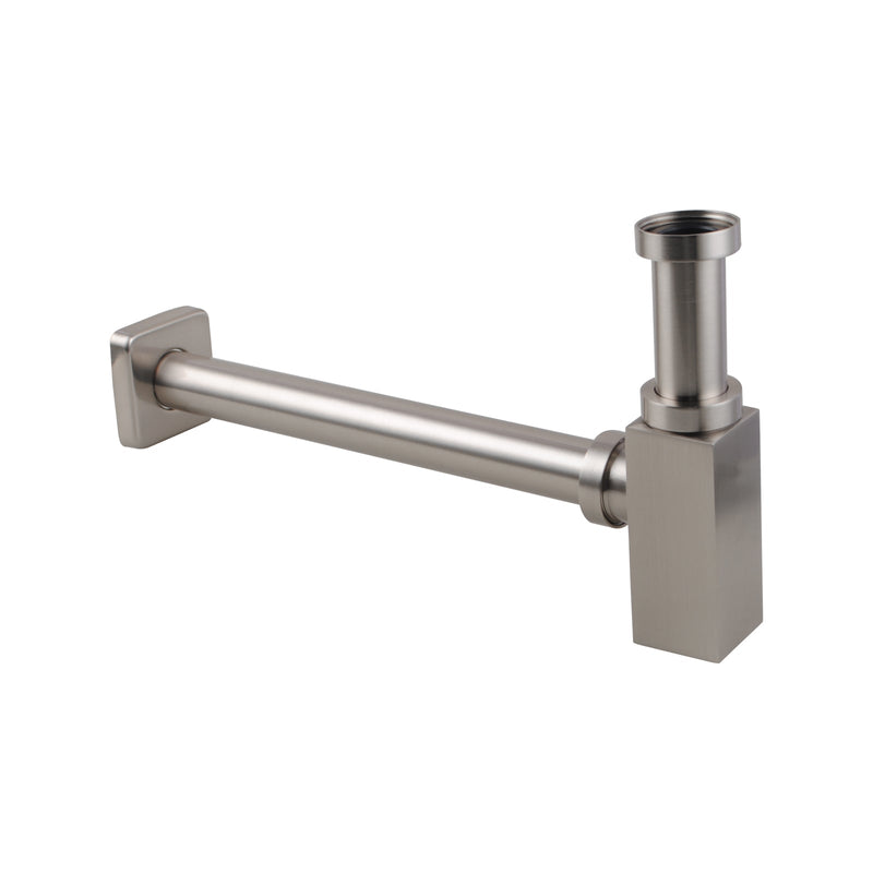 Norico Brushed Nickel Basin Bottle Trap 32Mm Solid Brass