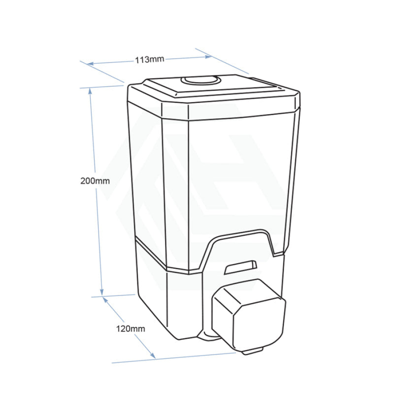 1L Abs Foam Soap Dispenser Wall Mounted Hand-Pressed