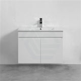 2-Door Wall Hung Bathroom Floating Vanity Single Bowl Multi-Colour Cabinet Only Vanities