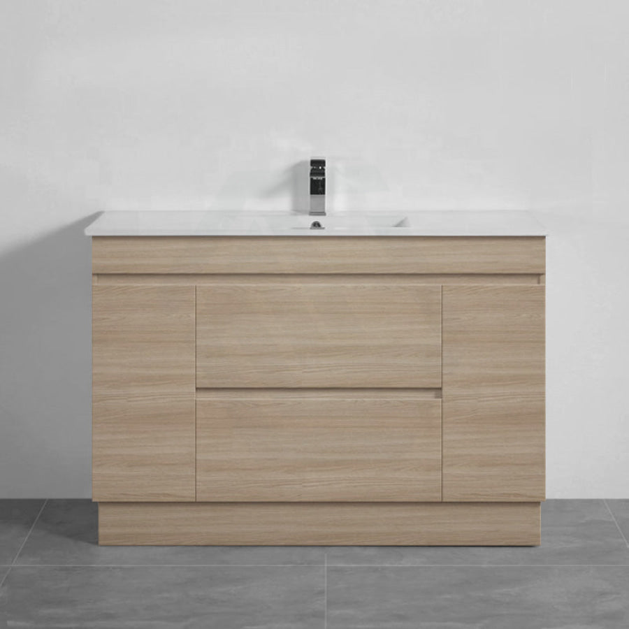 2-Door 2-Mid-Drawer 1200/1500/1800Mm Freestanding Bathroom Vanity Kickboard Single/Double