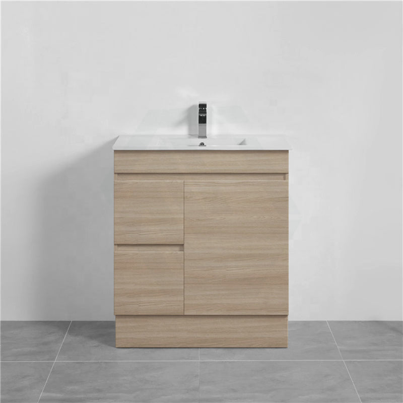 2-Drawer 1-Door 750/900/1200Mm Freestanding Bathroom Vanity Kickboard Single Multi-Colour Cabinet