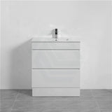 750Mm Freestanding Bathroom Vanity With Kickboard Drawers Doors Multi-Colour Cabinet Only Vanities