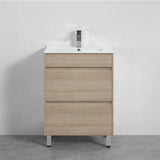 600/750/900/1200Mm 2-Drawer Freestanding Bathroom Vanity With Legs Multi-Colour Cabinet Only