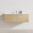 2-Drawer Flat 1200/1500/1800Mm Wall Hung Bathroom Floating Vanity Multi-Colour Cabinet Only Vanities