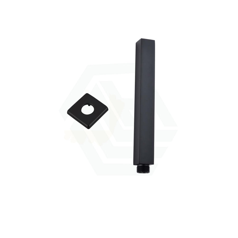 200/300/400/600Mm Square Ceiling Shower Arm Matt Black