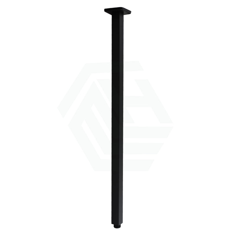 200/300/400/600Mm Square Ceiling Shower Arm Matt Black 600Mm