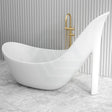 2000X800X1550Mm Mila High Heel Bathtub Freestanding Acrylic Gloss White No Overflow Bathtubs