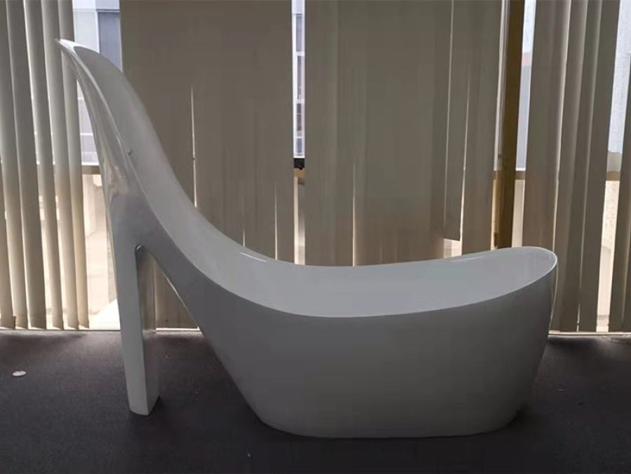 2000X800X1550Mm Mila High Heel Bathtub Freestanding Acrylic Gloss White No Overflow