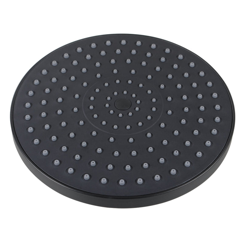 200Mm 8 Inch Abs Round Black Rainfall Shower Head