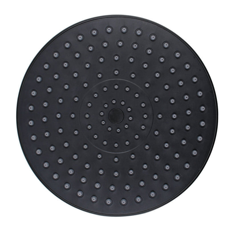 200Mm 8 Inch Abs Round Black Rainfall Shower Head