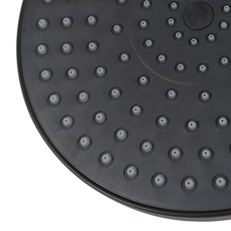 200Mm 8 Inch Abs Round Black Rainfall Shower Head