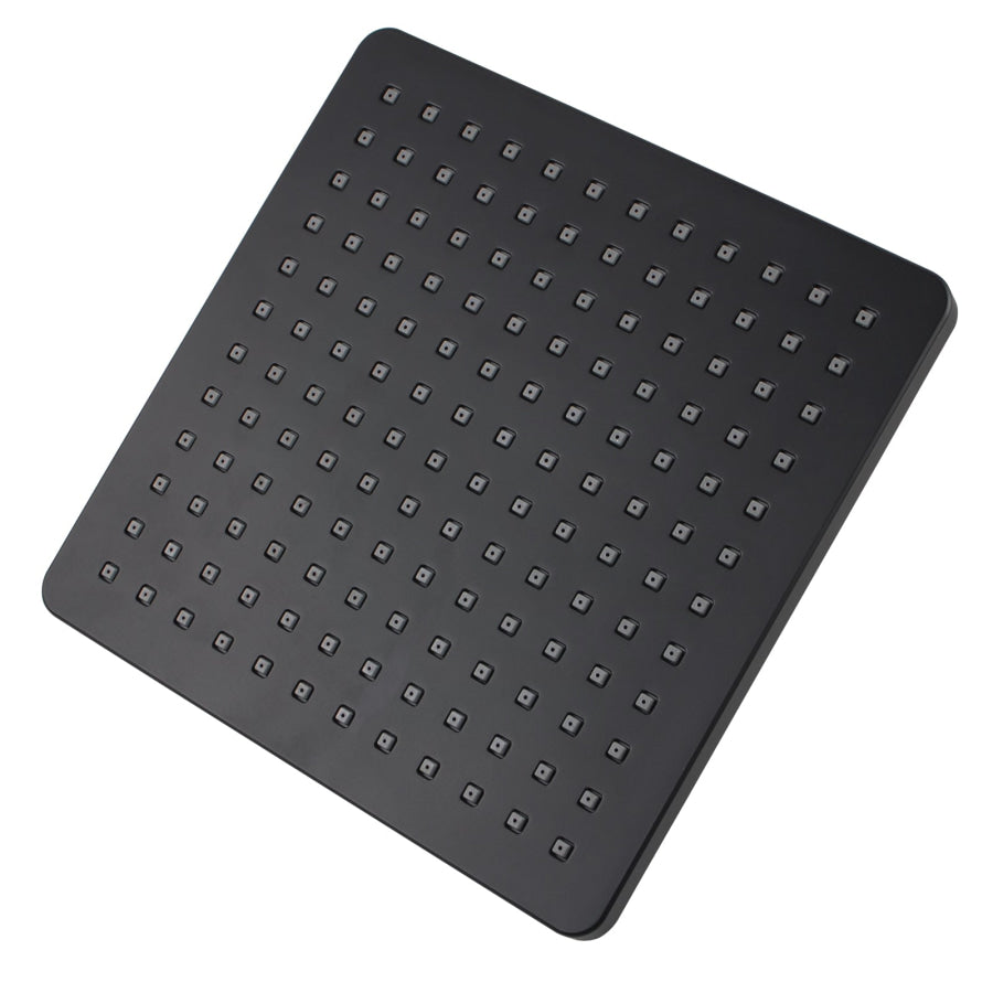 200Mm 8 Inch Abs Square Black Rainfall Shower Head