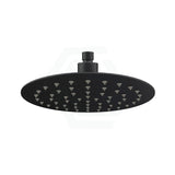 200Mm 8 Inch Stainless Steel 304 Black Super-Slim Round Rainfall Shower Head Heads