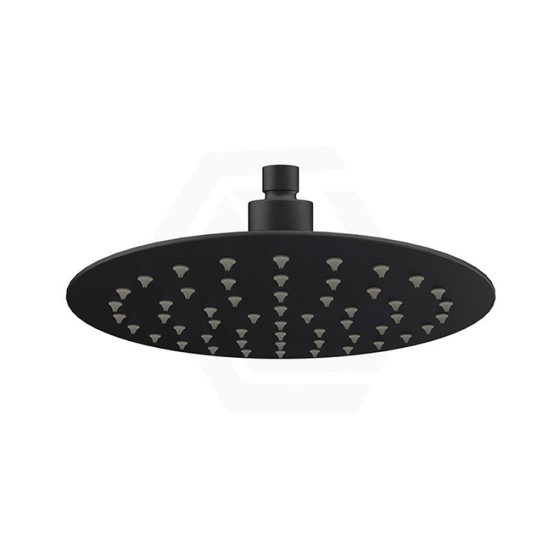 200Mm 8 Inch Stainless Steel 304 Black Super-Slim Round Rainfall Shower Head Heads