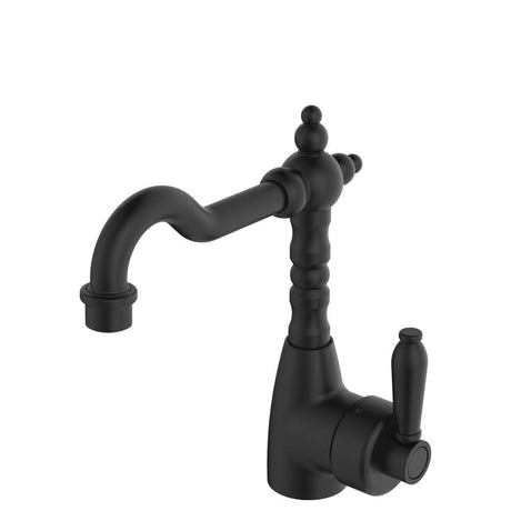 Eleanor Shepherds Crook Basin Mixer Black / Black