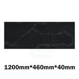 20Mm/40Mm Thick Gloss Black Swan Stone Top For Above Counter Basins 450-1800Mm 1200Mm X 460Mm / 40Mm