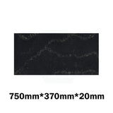 20Mm/40Mm Thick Gloss Black Swan Stone Top For Above Counter Basins 450-1800Mm Vanity Tops