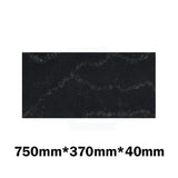 20Mm/40Mm Thick Gloss Black Swan Stone Top For Above Counter Basins 450-1800Mm 750Mm X 370Mm / 40Mm