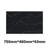 20Mm/40Mm/60Mm Thick Gloss Black Swan Stone Top For Above Counter Basins 450-1800Mm 750Mm X 460Mm /