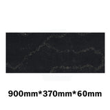 20Mm/40Mm/60Mm Thick Gloss Black Swan Stone Top For Above Counter Basins 450-1800Mm 900Mm X 370Mm /