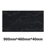 20Mm/40Mm Thick Gloss Black Swan Stone Top For Above Counter Basins 450-1800Mm 900Mm X 460Mm / 40Mm