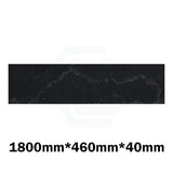 20Mm/40Mm Thick Gloss Black Swan Stone Top For Above Counter Basins 450-1800Mm 1800Mm X 460Mm / 40Mm