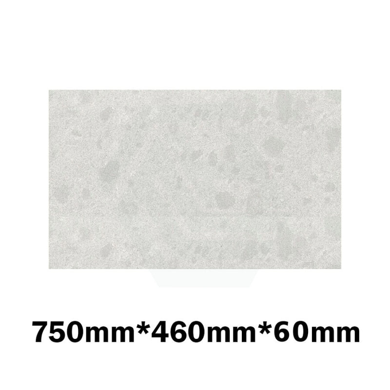 20Mm/40Mm/60Mm Thick Gloss White Canvas Stone Top For Above Counter Basins 450-1800Mm Vanity Tops