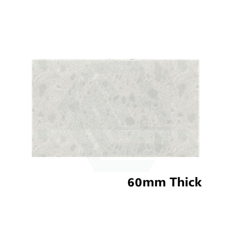 20Mm/40Mm/60Mm Thick Gloss White Canvas Stone Top For Above Counter Basins 450-1800Mm Vanity Tops