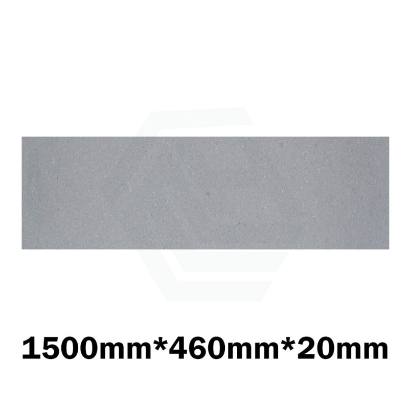 Gloss Grigio Concrete Stone Top For Above Counter Basins 600/750/900/1200/1500/1800Mmx460X20Mm