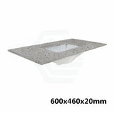 20Mm Thick Grey With Speckles Stone Top Single/double Undermount Basins 600 750 900 1200 1500Mm