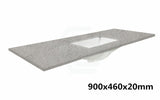 20Mm Thick Grey With Speckles Stone Top Single/double Undermount Basins 600 750 900 1200 1500Mm