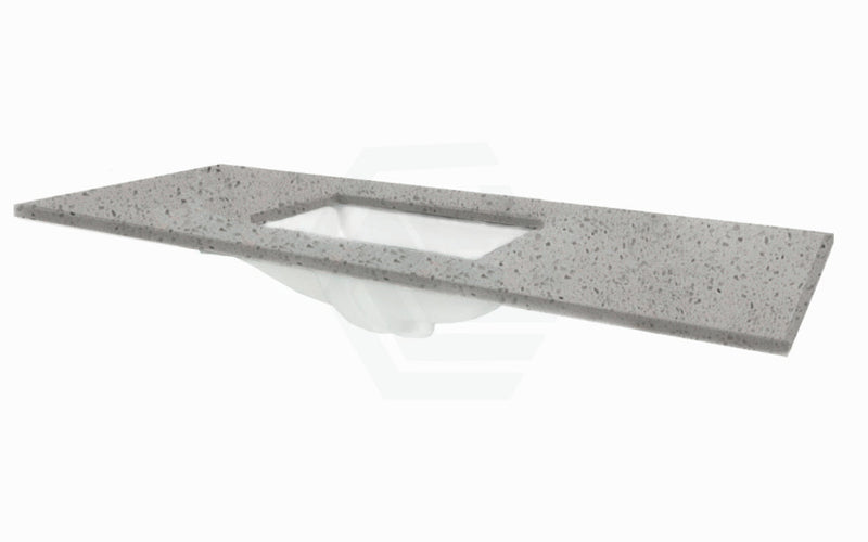 20Mm Thick Grey With Speckles Stone Top Single/double Undermount Basins 600 750 900 1200 1500Mm