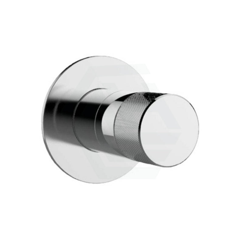 Kohler Components Polished Chrome Round Plate Shower/Bath Mixer Thin Trim Kit Only - Oyl Handle