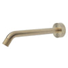 G#2(Gold) 220Mm Fienza Axle Urban Brass Basin/Bath Outlet Solid Brushed Gold Wall Spouts