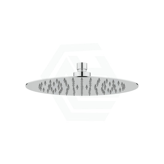 250Mm 10 Inch Stainless Steel 304 Chrome Super-Slim Round Rainfall Shower Head Heads