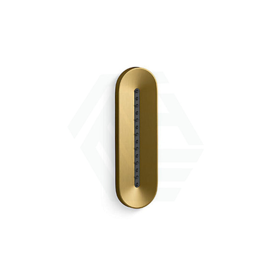 Kohler Statement™ Oval Vichy Brushed Brass Single Function Body Spray Vertical/Horizontal