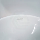 280X280X115Mm Round Gloss White Ceramic Above Counter Basin