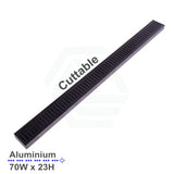 Aluminium Floor Grate Standard 3900mm Black