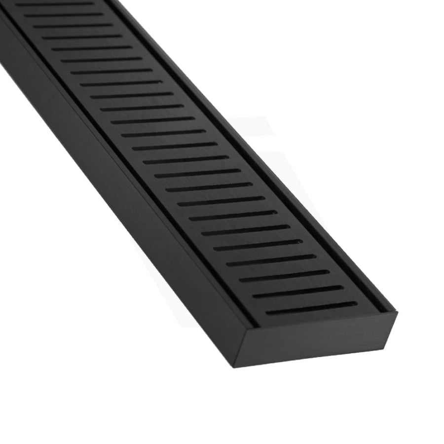 300-2000Mm Lauxes Midnight Black Shower Grate Drain Indoor Outdoor Aluminium Next Generation 26