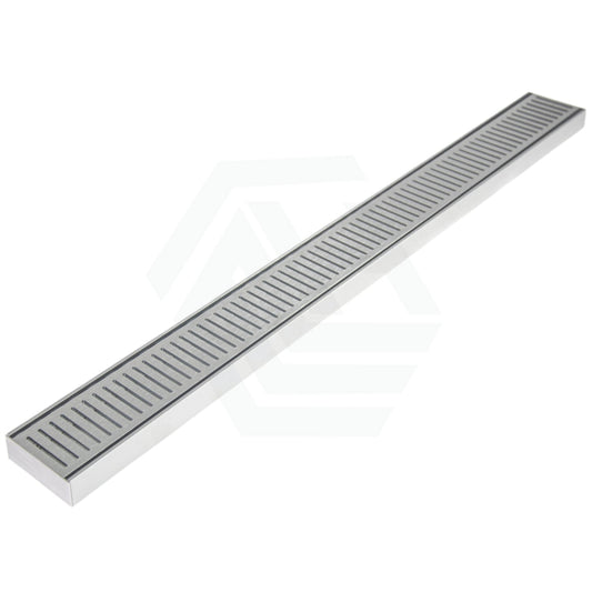 300-3900Mm Lauxes Silver Shower Grate Drain Indoor Outdoor Aluminium Next Generation 26 300Mm