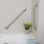 300/600/900Mm Satin Stainless Steel Straight Bar For Handicap Or Disabled Toilet And Bathtu