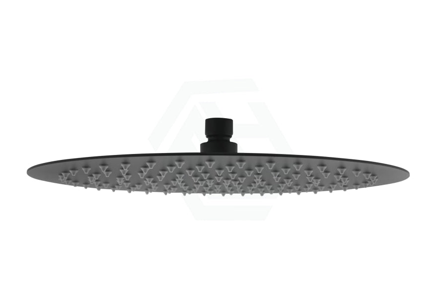 300Mm 12 Inch Stainless Steel 304 Black Super-Slim Round Rainfall Shower Head