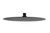 300Mm 12 Inch Stainless Steel 304 Black Super-Slim Round Rainfall Shower Head