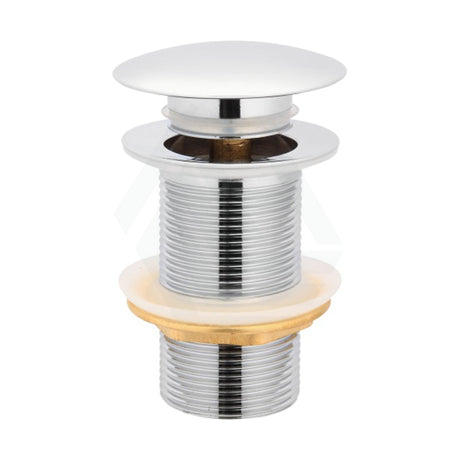 Pop Up Waste With Adapter No Overflow Mushroom Chrome