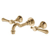 G#2(Gold) Fienza Lillian Lever Basin/Bath Wall Set Urban Brass Bath/Basin Tap Sets