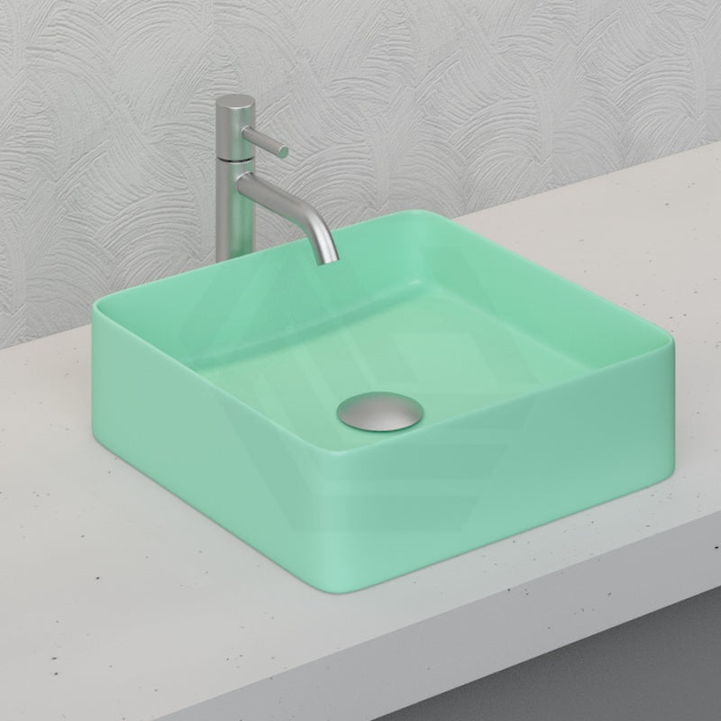 Above Counter Ceramic Basin Square Antique Green