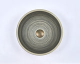 360X360X140Mm Round Porcelain Basin Stripe Pattern