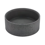 390Mm Round Matte Grey Above Counter Concrete Basin Waste Included Basins