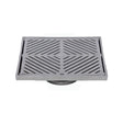 3Monkeez 225Mm Square Floor Waste (Suits 100Mm Pipe) (Heel Proof) 304 Grade Stainless Steel Wastes