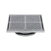 3Monkeez 225Mm Square Floor Waste (Suits 150Mm Pipe) (Heel Proof) 304 Grade Stainless Steel Wastes